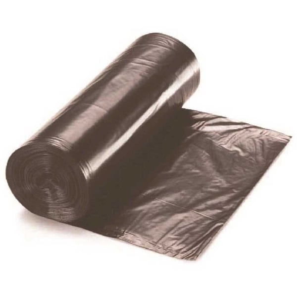 60 Gal. 1.5 mil 38 in. x 58 in. Black Can Liner, 100PK